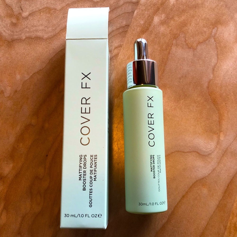 COVERFX MATTIFYING DROPS. Full Size. Unused, sealed, only opened box for photo.